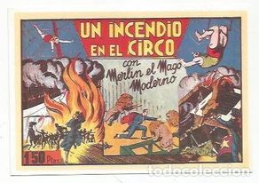 Cómics: Ficha tebeo 6130: Merlin el mago. Un incendio en el circo - Varios